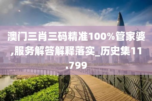 澳门三肖三码精准100%管家婆,服务解答解释落实_历史集11.799