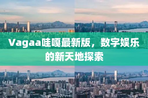 Vagaa哇嘎最新版，数字娱乐的新天地探索