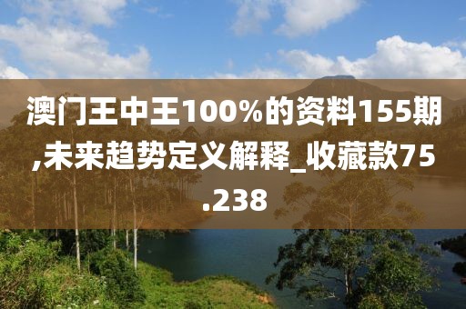 澳门王中王100%的资料155期,未来趋势定义解释_收藏款75.238