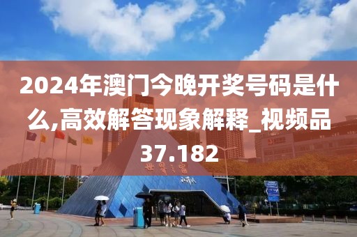 2024年澳门今晚开奖号码是什么,高效解答现象解释_视频品37.182