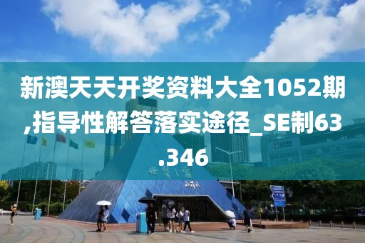 新澳天天开奖资料大全1052期,指导性解答落实途径_SE制63.346