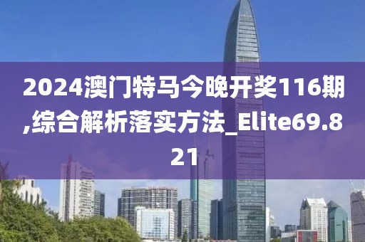 2024澳门特马今晚开奖116期,综合解析落实方法_Elite69.821