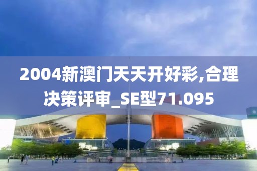 2004新澳门天天开好彩,合理决策评审_SE型71.095