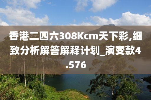 香港二四六308Kcm天下彩,细致分析解答解释计划_演变款4.576