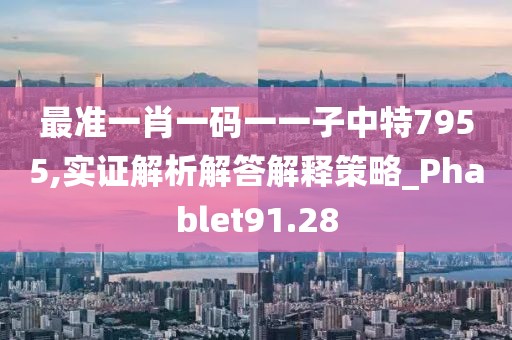 最准一肖一码一一子中特7955,实证解析解答解释策略_Phablet91.28