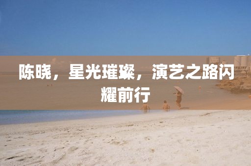 陈晓，星光璀璨，演艺之路闪耀前行