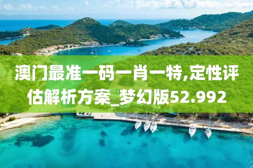 澳门最准一码一肖一特,定性评估解析方案_梦幻版52.992