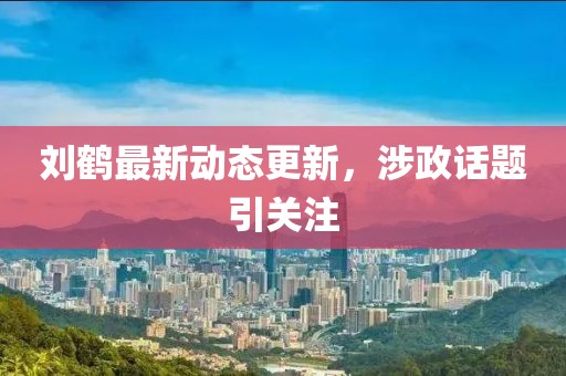 刘鹤最新动态更新，涉政话题引关注