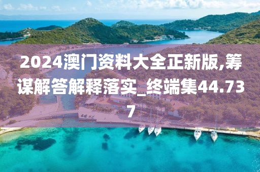 2024澳门资料大全正新版,筹谋解答解释落实_终端集44.737
