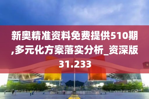 新奥精准资料免费提供510期,多元化方案落实分析_资深版31.233