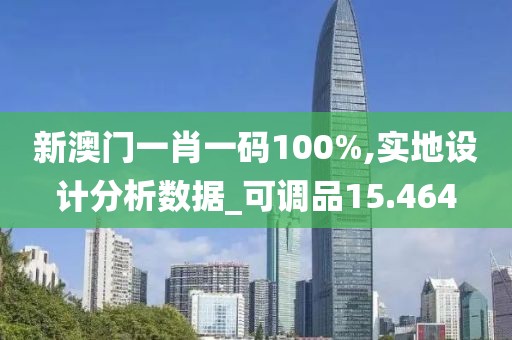 新澳门一肖一码100%,实地设计分析数据_可调品15.464