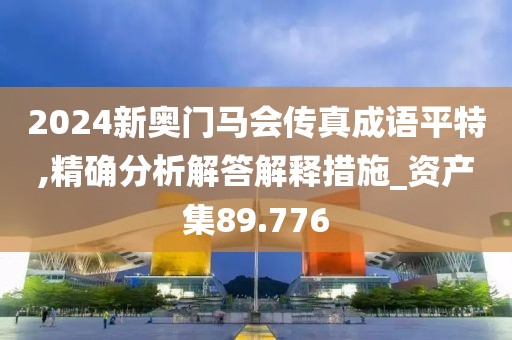 2024新奥门马会传真成语平特,精确分析解答解释措施_资产集89.776