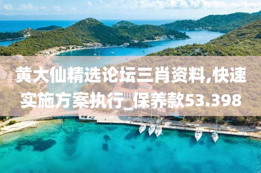 黄大仙精选论坛三肖资料,快速实施方案执行_保养款53.398