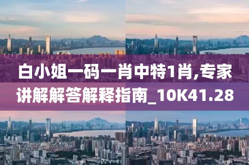 白小姐一码一肖中特1肖,专家讲解解答解释指南_10K41.28