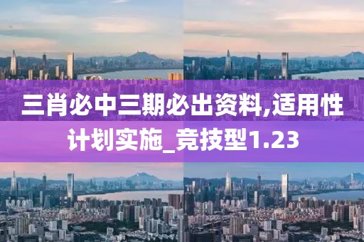 三肖必中三期必出资料,适用性计划实施_竞技型1.23