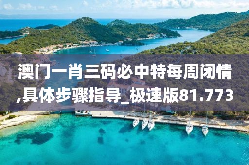 澳门一肖三码必中特每周闭情,具体步骤指导_极速版81.773