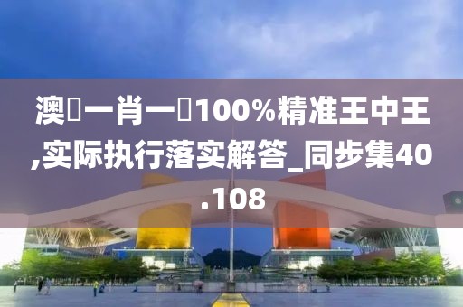 澳門一肖一碼100%精准王中王,实际执行落实解答_同步集40.108