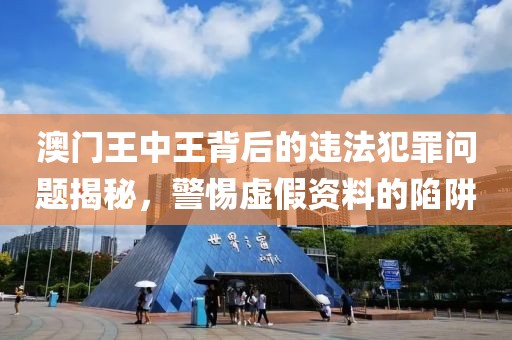 澳门王中王背后的违法犯罪问题揭秘，警惕虚假资料的陷阱