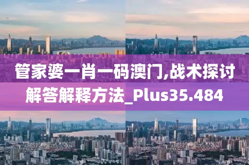 管家婆一肖一码澳门,战术探讨解答解释方法_Plus35.484