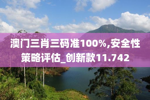 澳门三肖三码准100%,安全性策略评估_创新款11.742