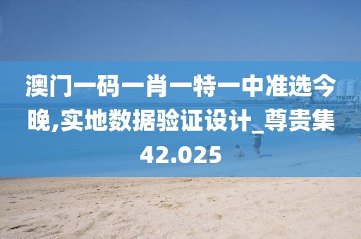 澳门一码一肖一特一中准选今晚,实地数据验证设计_尊贵集42.025
