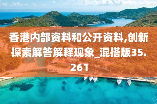 香港内部资料和公开资料,创新探索解答解释现象_混搭版35.261