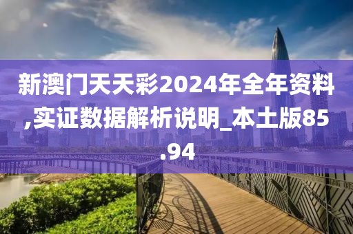 新澳门天天彩2024年全年资料,实证数据解析说明_本土版85.94