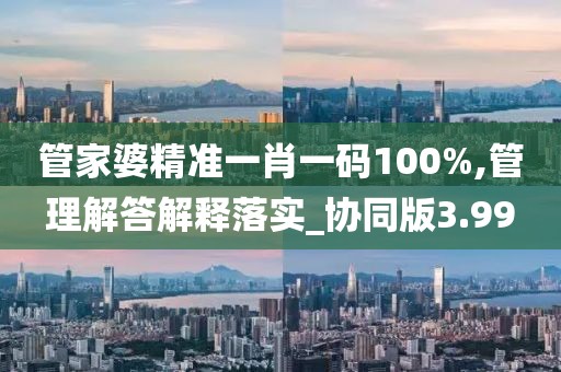 管家婆精准一肖一码100%,管理解答解释落实_协同版3.99