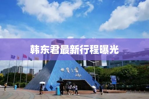 韩东君最新行程曝光