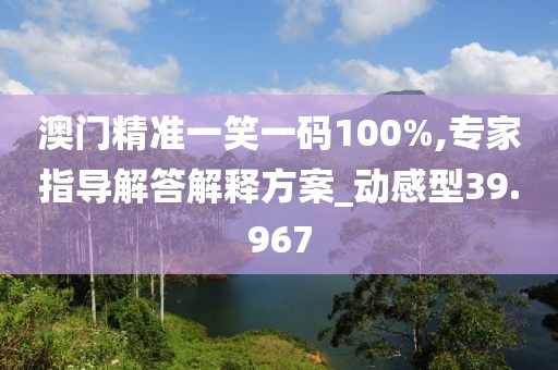 澳门精准一笑一码100%,专家指导解答解释方案_动感型39.967