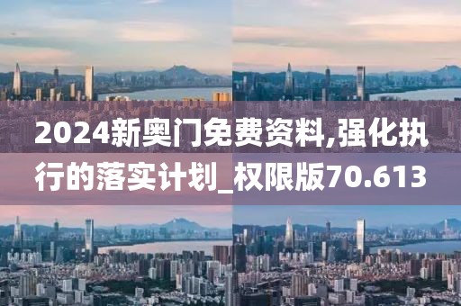 2024新奥门免费资料,强化执行的落实计划_权限版70.613