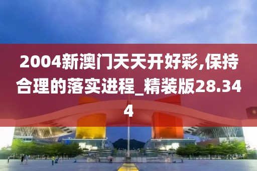 2004新澳门天天开好彩,保持合理的落实进程_精装版28.344
