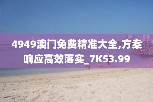 4949澳门免费精准大全,方案响应高效落实_7K53.99