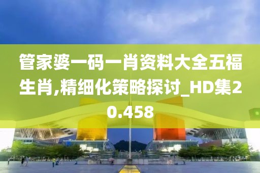 管家婆一码一肖资料大全五福生肖,精细化策略探讨_HD集20.458