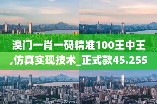 溴门一肖一码精准100王中王,仿真实现技术_正式款45.255