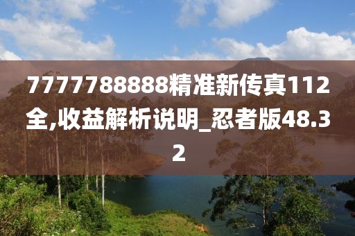 7777788888精准新传真112全,收益解析说明_忍者版48.32