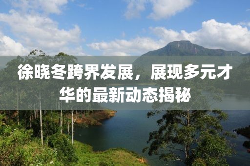徐晓冬跨界发展，展现多元才华的最新动态揭秘