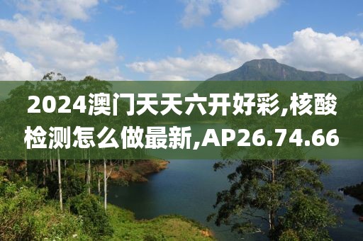 2024澳门天天六开好彩,核酸检测怎么做最新,AP26.74.66
