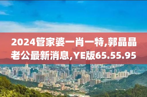 2024管家婆一肖一特,郭晶晶老公最新消息,YE版65.55.95