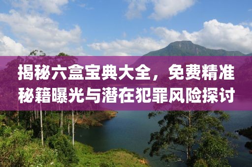 揭秘六盒宝典大全，免费精准秘籍曝光与潜在犯罪风险探讨