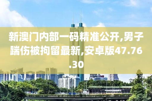 新澳门内部一码精准公开,男子踹伤被拘留最新,安卓版47.76.30