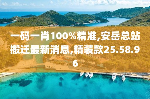 一码一肖100%精准,安岳总站搬迁最新消息,精装款25.58.96