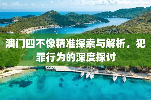 澳门四不像精准探索与解析，犯罪行为的深度探讨