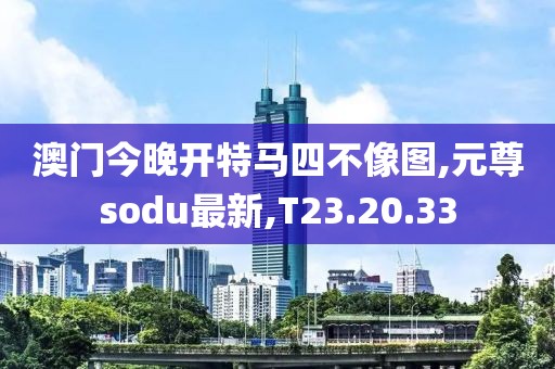 澳门今晚开特马四不像图,元尊sodu最新,T23.20.33