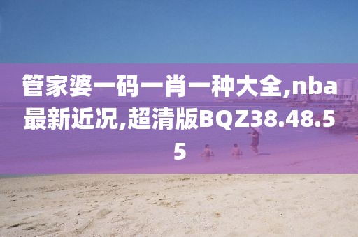 管家婆一码一肖一种大全,nba最新近况,超清版BQZ38.48.55