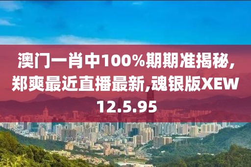 澳门一肖中100%期期准揭秘,郑爽最近直播最新,魂银版XEW12.5.95