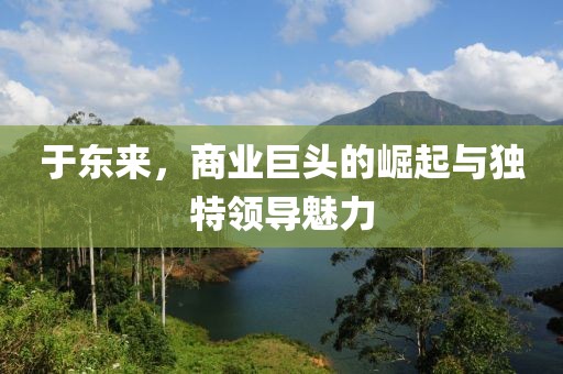 于东来，商业巨头的崛起与独特领导魅力