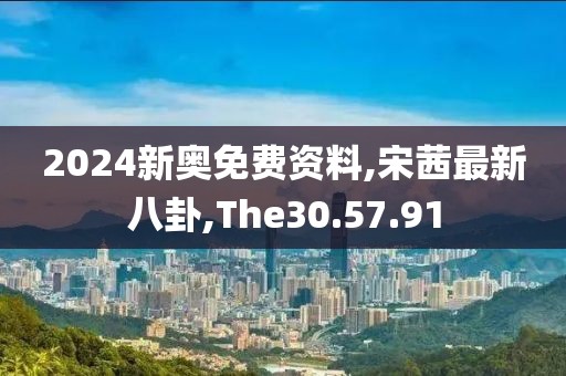 2024新奥免费资料,宋茜最新八卦,The30.57.91