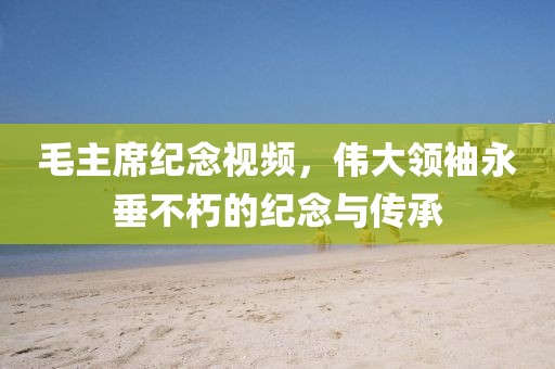 毛主席纪念视频，伟大领袖永垂不朽的纪念与传承