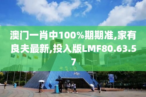 澳门一肖中100%期期准,家有良夫最新,投入版LMF80.63.57